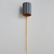 Primrose Tall Wall Sconce in Gold Leaf