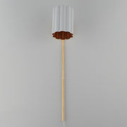 Primrose Tall Wall Sconce in Gold Leaf