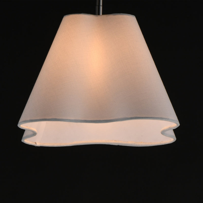 Saxon 14" Pendant in Polished Nickel