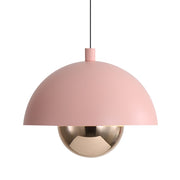 Vintra Copper Shade Mini Pendant in Dusty Rose