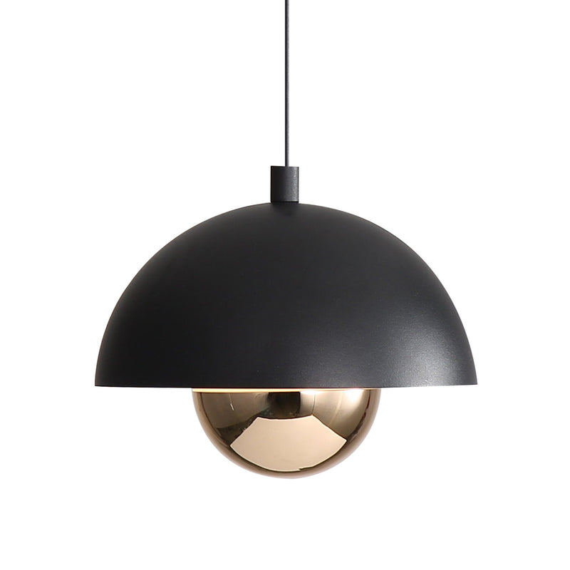 Vintra Copper Shade Mini Pendant in Sand Black