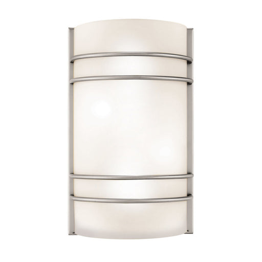 Cassi 2-Light Wall Sconce in Brushed Steel
