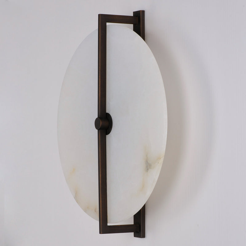 Quarry 12" LED Wall Sconce and Flush Mount in Dark Bronze