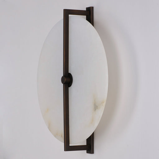 Quarry 12" LED Wall Sconce and Flush Mount in Dark Bronze