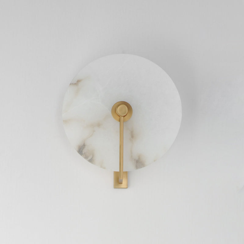 Quarry LED Wall Sconce in Natural Aged Brass