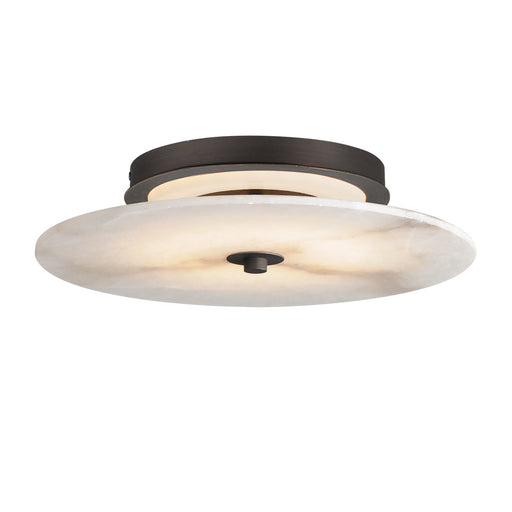 Quarry 15" LED Flush Mount in Dark Bronze