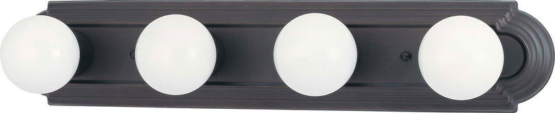 24" 4-Light Bath Vanity Light in Mahogany Bronze