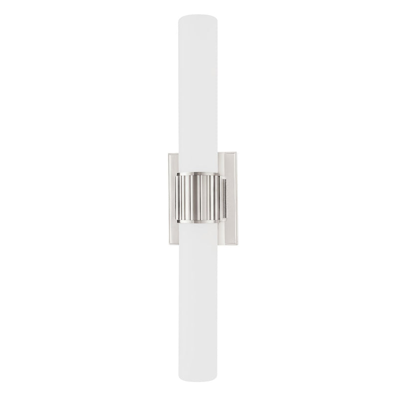 Fulton 2-Light Bath Vanity Light in Polished Nickel