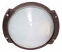 1-Light 11" Oblong Bulk Head Fixt in Architectural Bronze