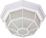 1-Light 12" Spider Cage Ceiling in White