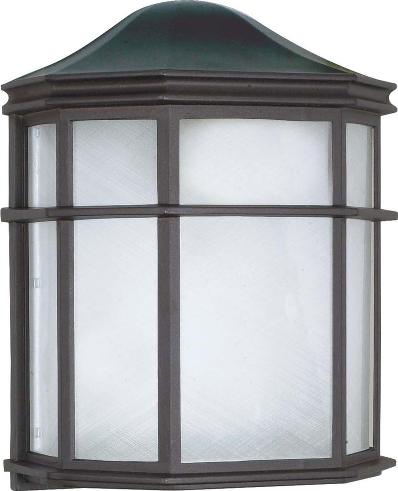 Cage Lantern Outdoor Wall Lantern in Textured Black