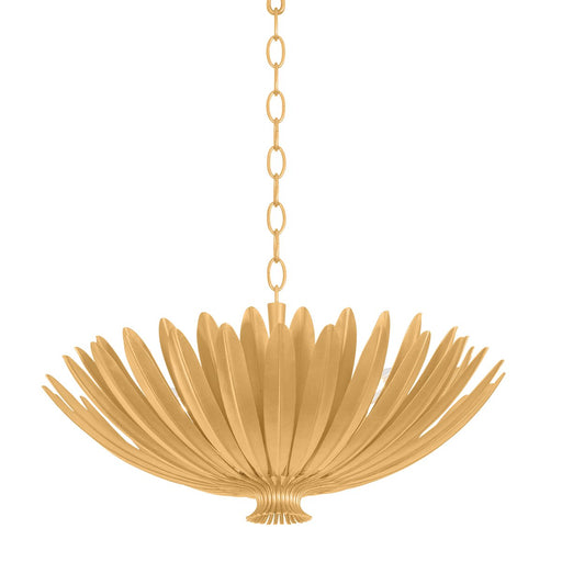 Whitfield 4-Light Chandelier in Vintage Gold Leaf