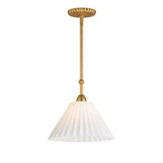 Kismet 1 Light Pendant in Gold Leaf