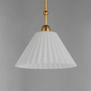 Kismet 1 Light Pendant in Gold Leaf