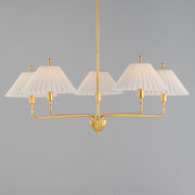 Kismet 5 Light Chandelier in Gold Leaf