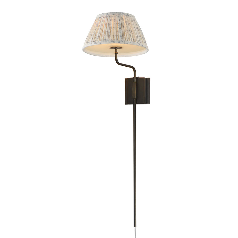 Dunbridge 1 Light Wall Sconce in Antique Bronze