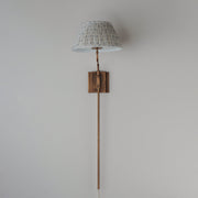 Dunbridge 1 Light Wall Sconce in Weathered Brass