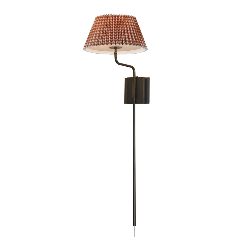 Dunbridge 1 Light Wall Sconce in Antique Bronze