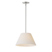 Dunbridge 14" Pendant in Polished Nickel