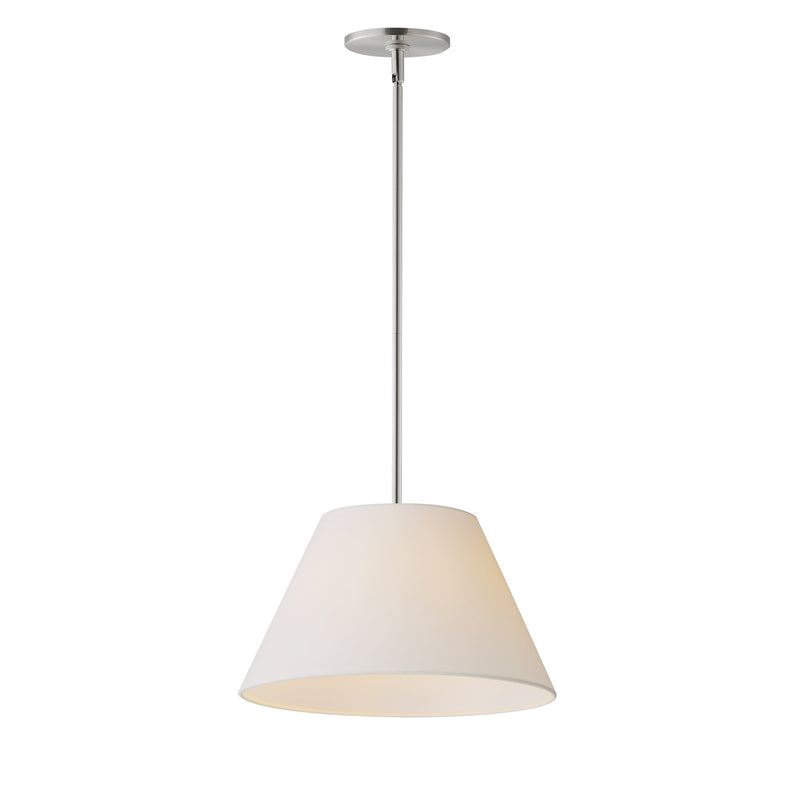 Dunbridge 14" Pendant in Polished Nickel