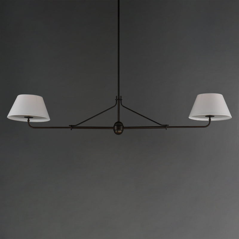 Dunbridge 2 Light Chandelier in Antique Bronze