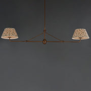 Dunbridge 2 Light Chandelier in Weathered Brass