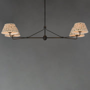 Dunbridge 4 Light Linear Chandelier in Antique Bronze