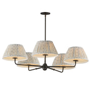 Dunbridge 5 Light Chandelier in Antique Bronze