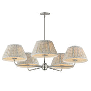 Dunbridge 5 Light Chandelier in Polished Nickel