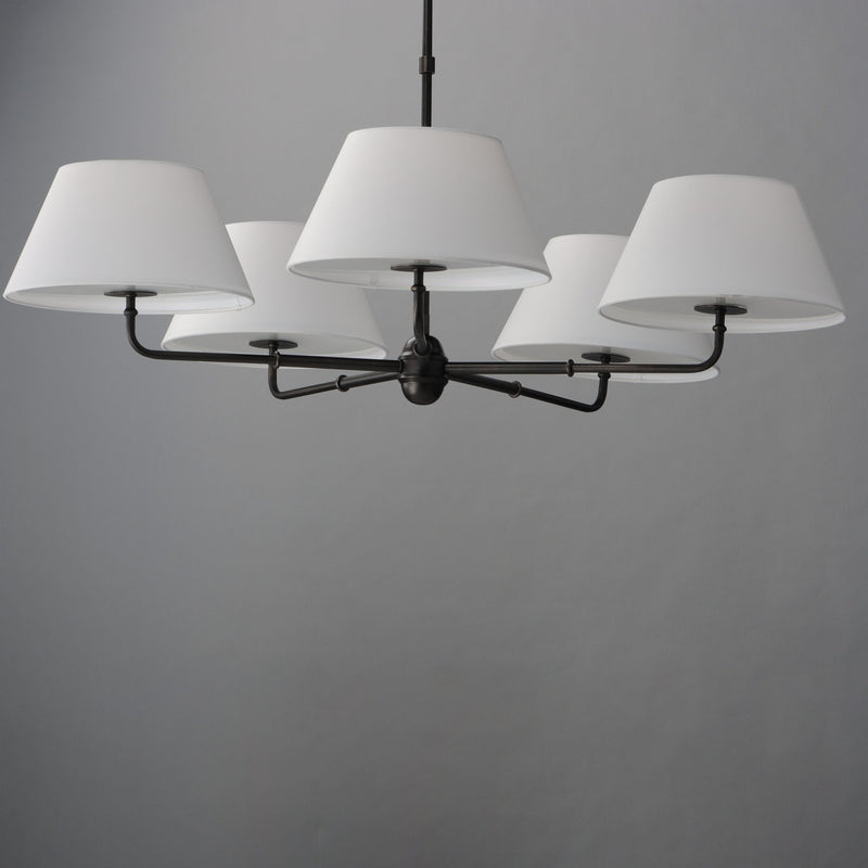 Dunbridge 5 Light Chandelier in Antique Bronze