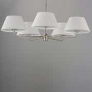 Dunbridge 5 Light Chandelier in Polished Nickel