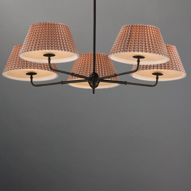 Dunbridge 5 Light Chandelier in Antique Bronze