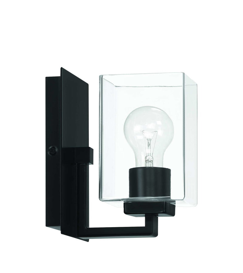 McClane 1 Light 5.5" Wall Sconce in Flat Black