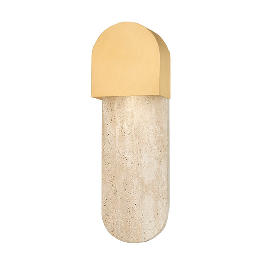 Hobart Wall Sconce in Aged Brass