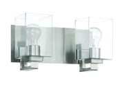 McClane 2 Light 14" Vanity in Brushed Polished Nickel