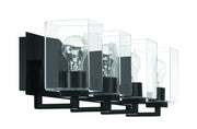McClane 4 Light 32" Vanity in Flat Black