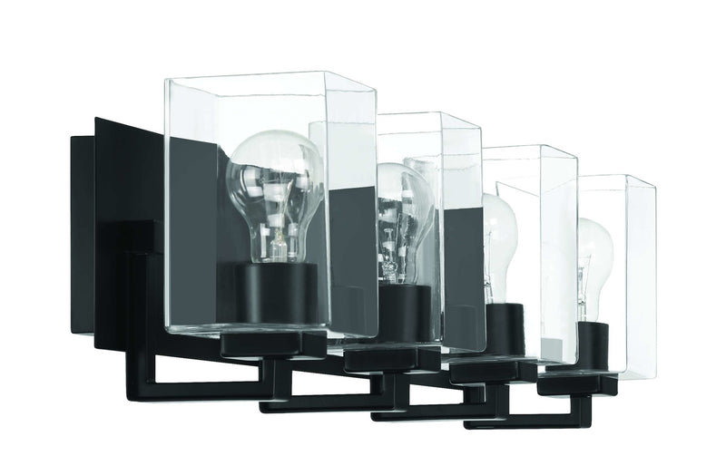 McClane 4 Light 32" Vanity in Flat Black
