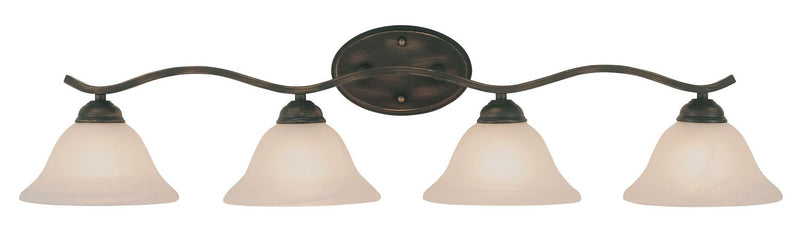 Hollyslope 4-Light 35" Vanity Light in Rubbed Oil Bronze