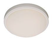 Bliss 3-Light 15.25" Flush Mount in White
