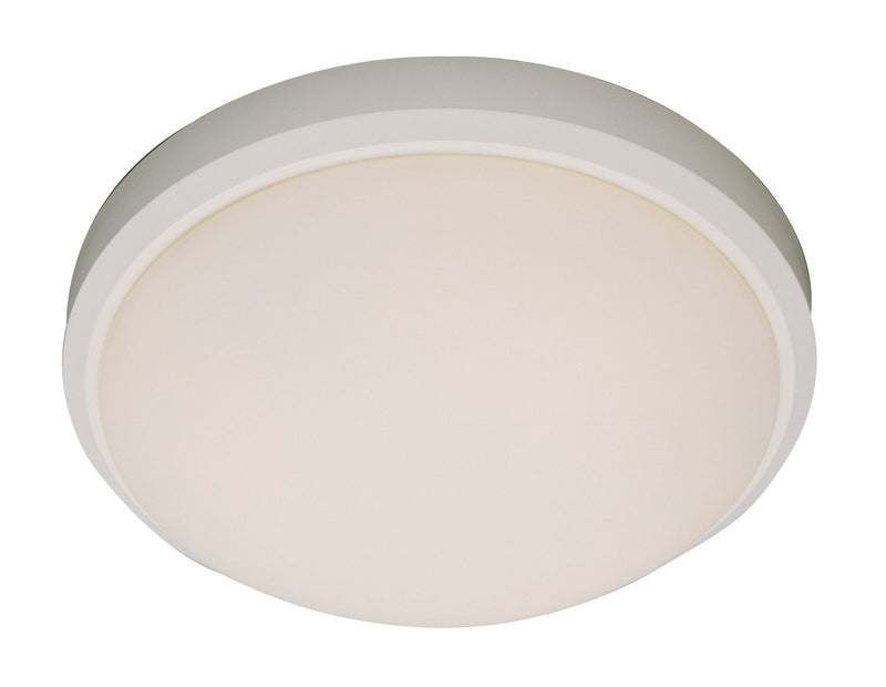 Bliss 3-Light 15.25" Flush Mount in White