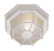 Benkert 9" Outdoor Flush Mount in White