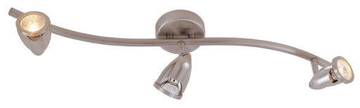 Stingray 3-Light 27" Semi-Flush Mount Track Light in Brushed Nickel