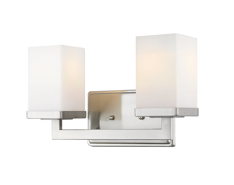 Tidal 2 Light 13.25" Vanity in Brushed Nickel