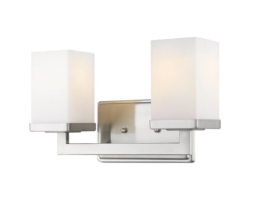 Tidal 2 Light 13.25" Vanity in Brushed Nickel