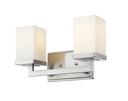 Tidal 2 Light 13.25" Vanity in Brushed Nickel
