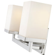 Tidal 2 Light 13.25" Vanity in Brushed Nickel