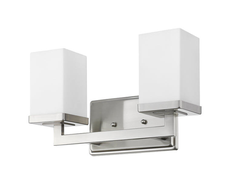 Tidal 2 Light 13.25" Vanity in Brushed Nickel