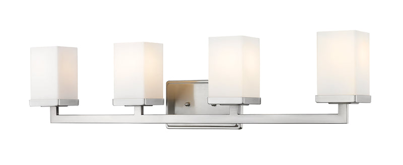 Tidal 4 Light 33.25" Vanity in Brushed Nickel