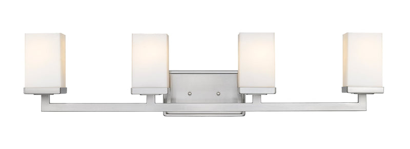 Tidal 4 Light 33.25" Vanity in Brushed Nickel