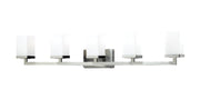 Tidal 5 Light 40" Vanity in Brushed Nickel
